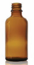 10 ml druppelfles, amber, type 3 geblazen glas