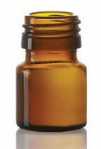 15 ml druppelfles, amber, type 3 geblazen glas