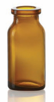 8 ml injectieflacon, amber, type 1 geblazen glas