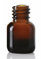 3,5 ml spray, amber, type 1 geblazen glas